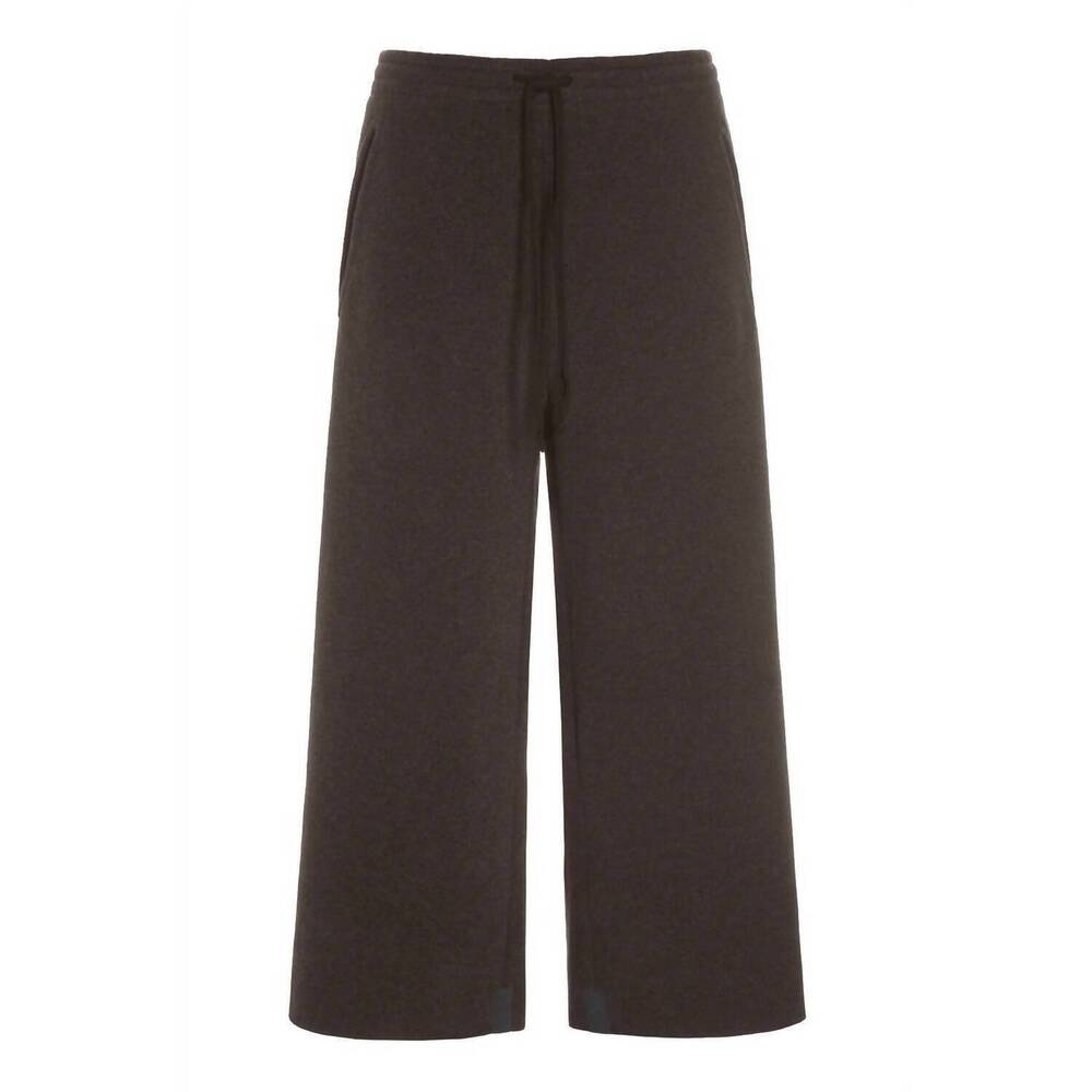 NEW HENRIETTE STEFFENSEN women's flare trousers pant in chocolate